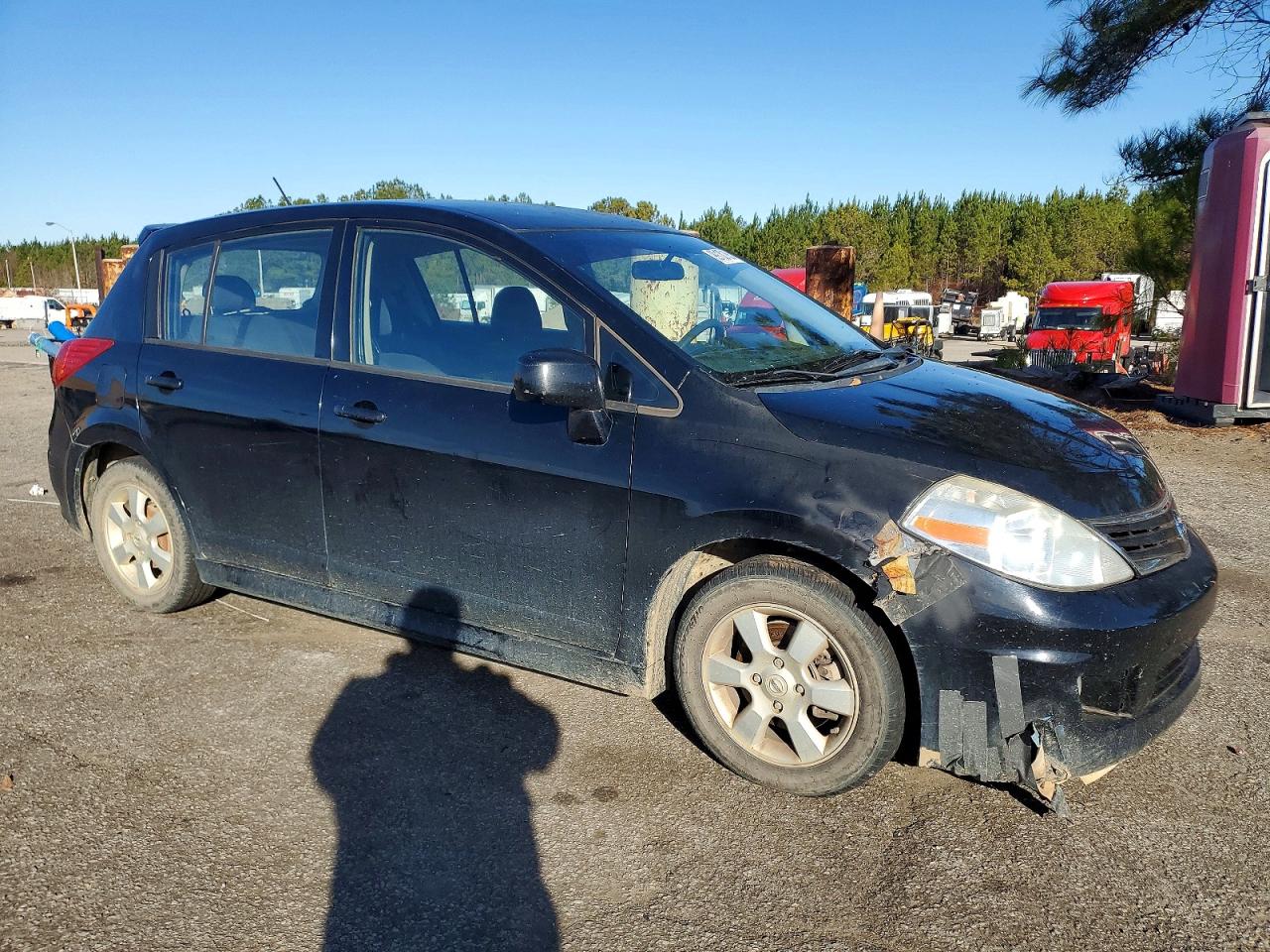 2010 Nissan Versa S Black vin: 3N1BC1CP8AL467673