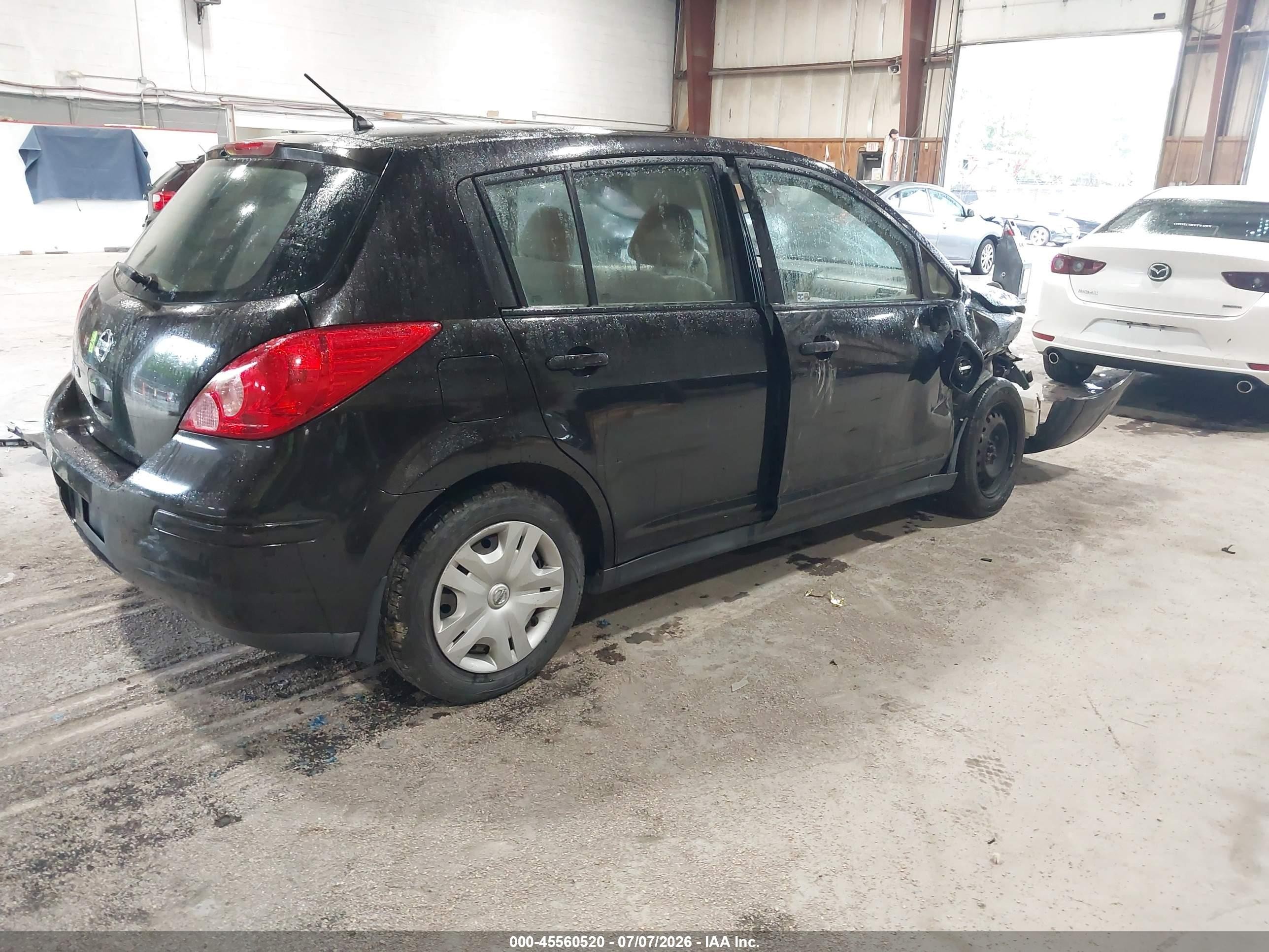 2011 Nissan Versa 1.8s Black vin: 3N1BC1CP8BL392510