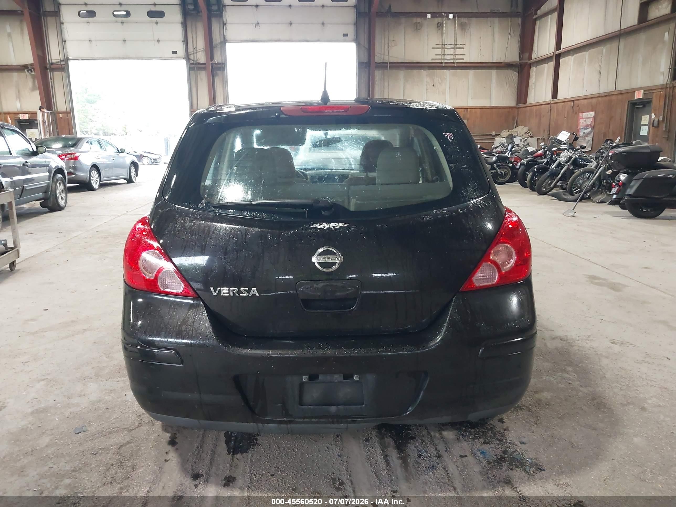 2011 Nissan Versa 1.8s Black vin: 3N1BC1CP8BL392510