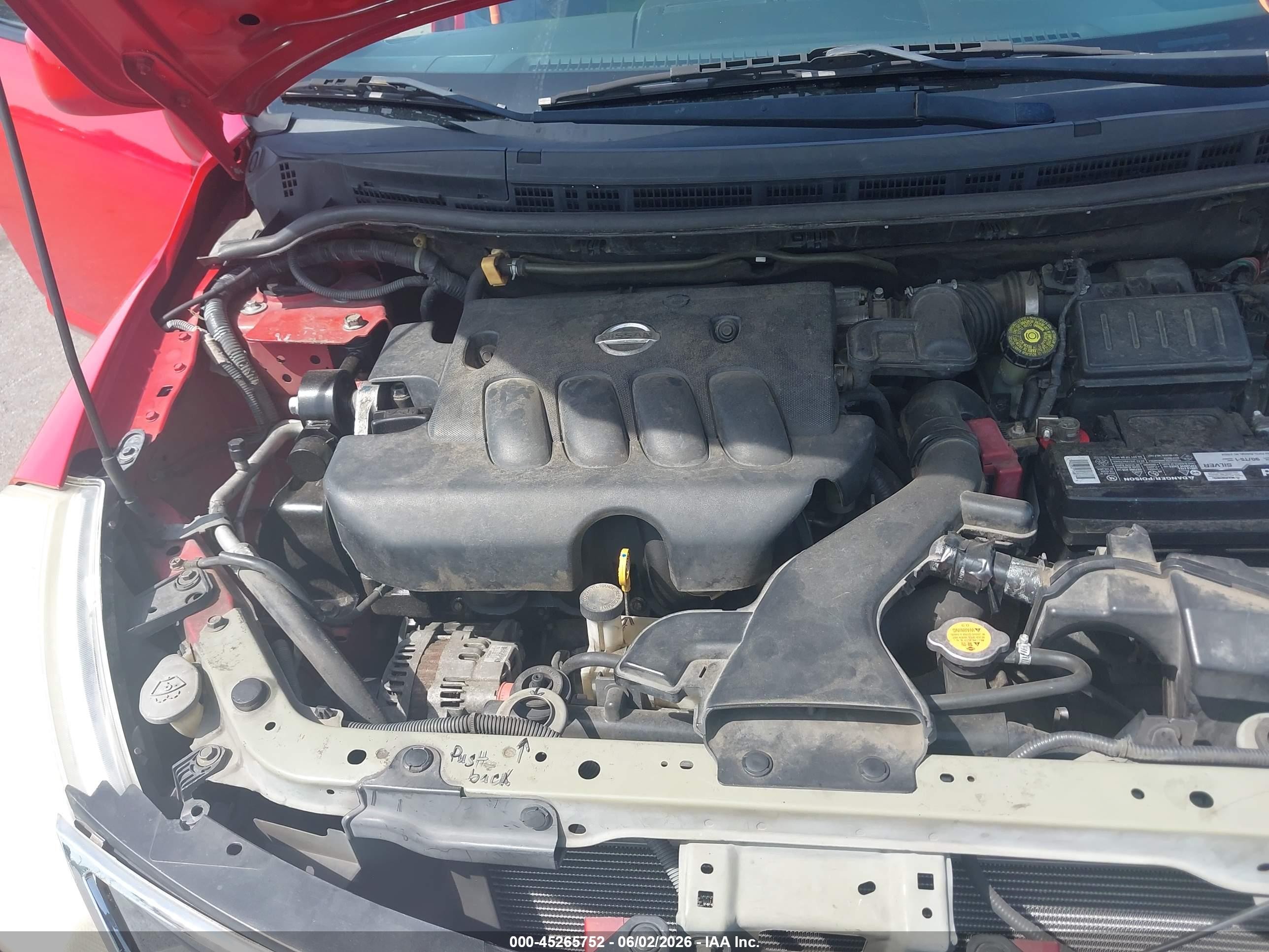 2011 Nissan Versa 1.8s Red vin: 3N1BC1CP8BL428454