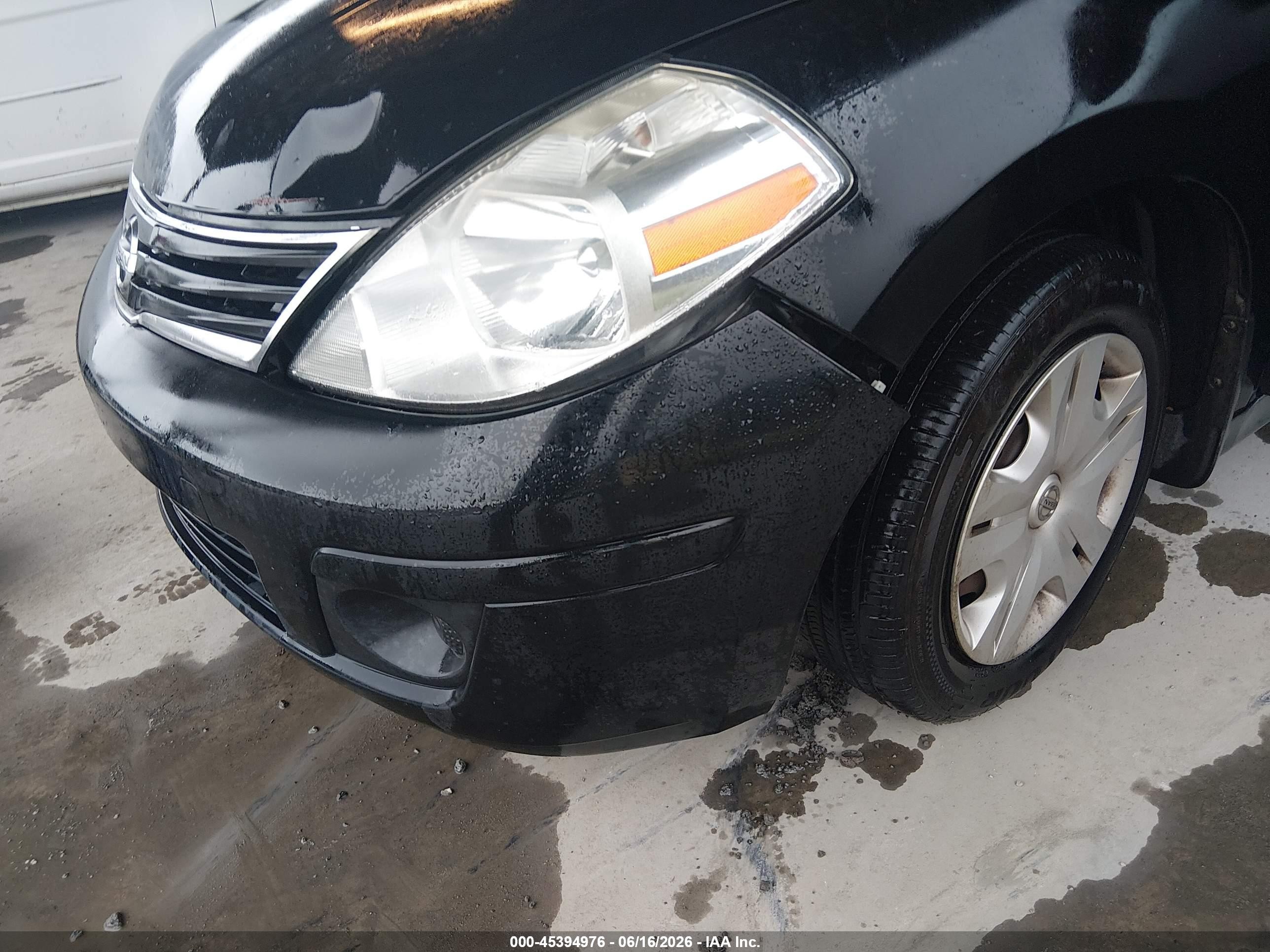 2011 Nissan Versa 1.8s Black vin: 3N1BC1CP8BL431810