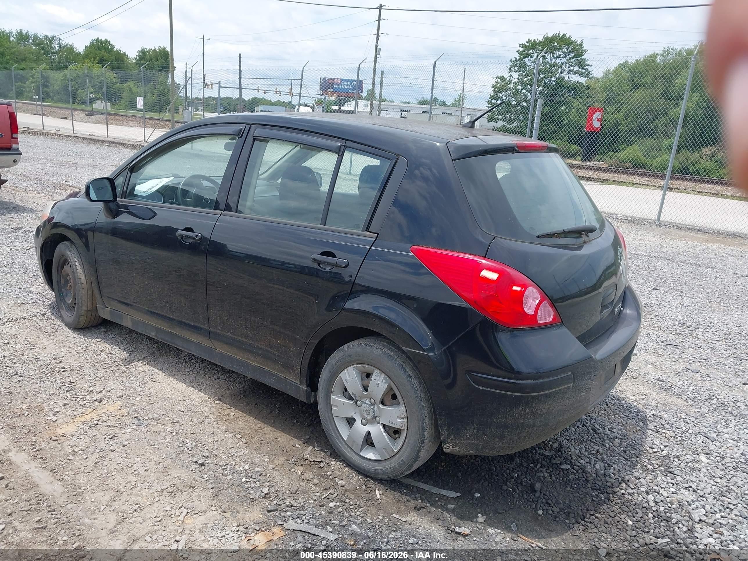 2011 Nissan Versa 1.8s Black vin: 3N1BC1CP8BL515867