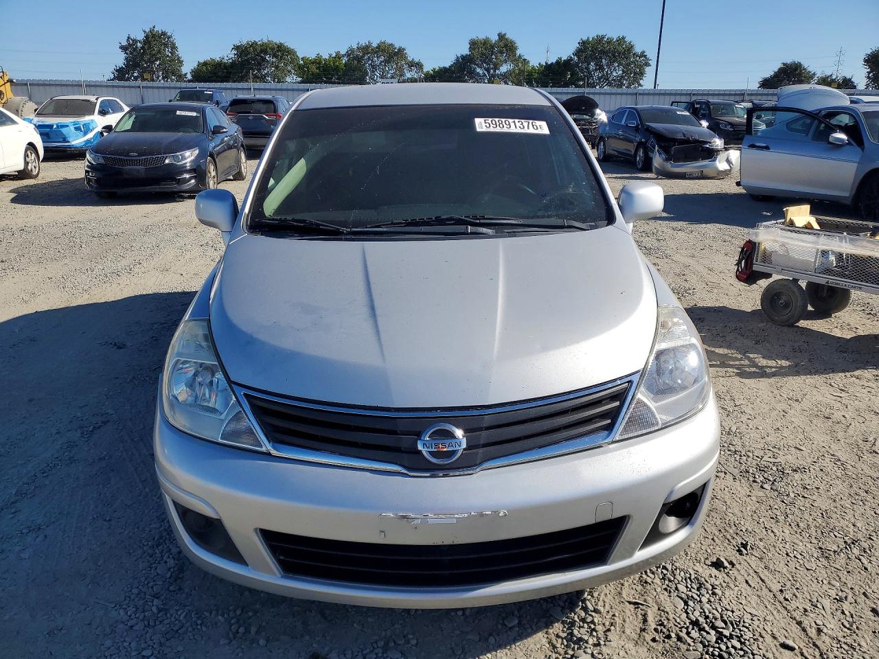 2012 Nissan Versa Gray vin: 3N1BC1CP8CK202955