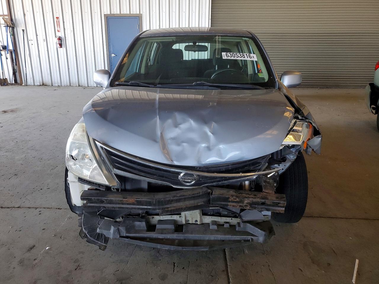 2012 Nissan Versa 1.8 S Blue vin: 3N1BC1CP8CK207850