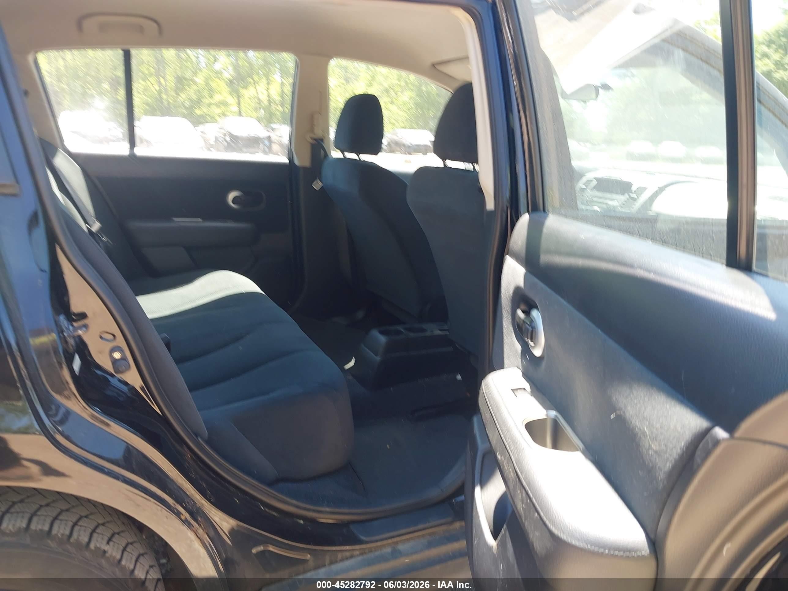 2012 Nissan Versa 1.8 S Черный vin: 3N1BC1CP8CK218265
