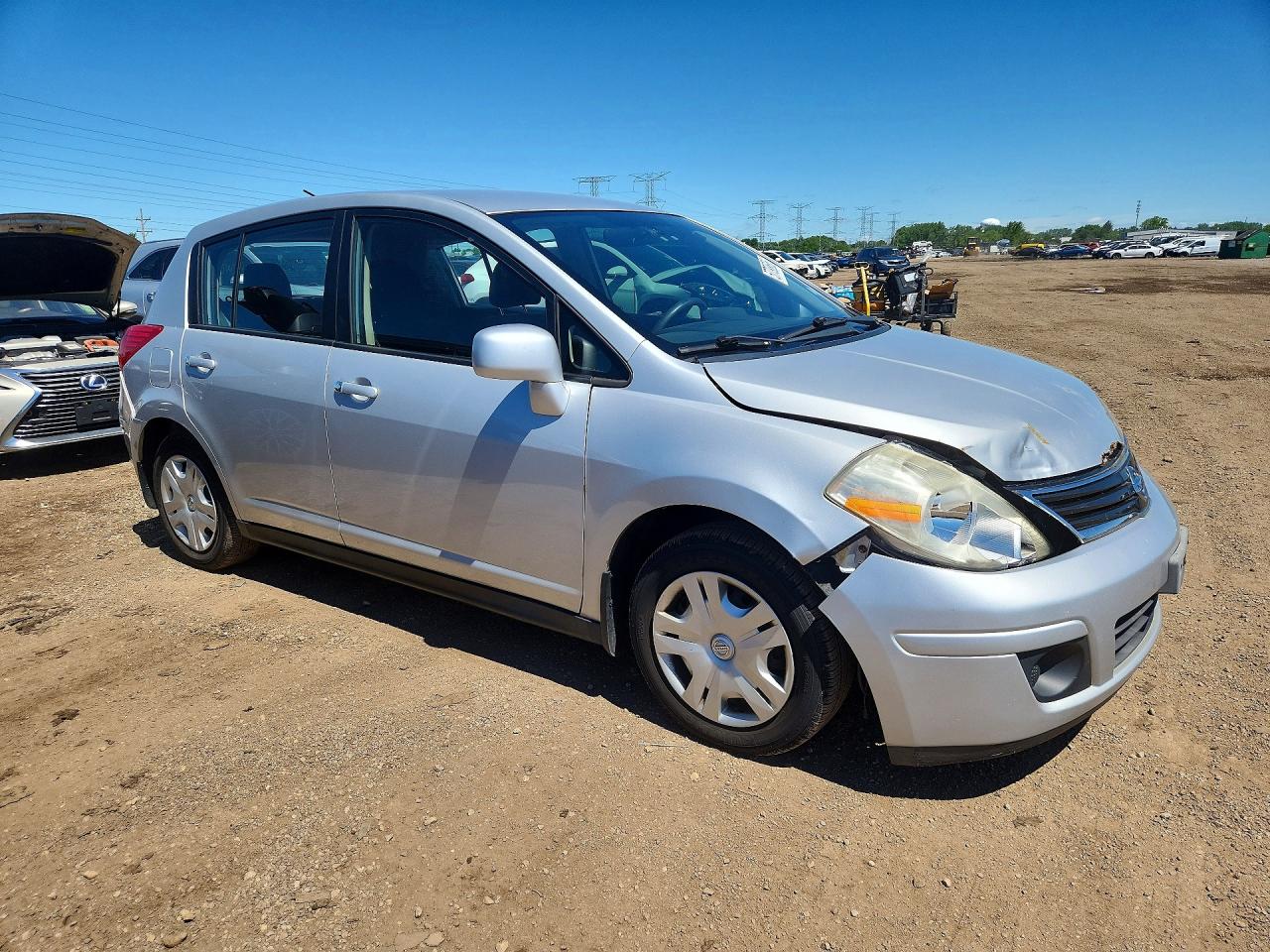 2012 Nissan Versa 1.8 S Silver vin: 3N1BC1CP8CK251489