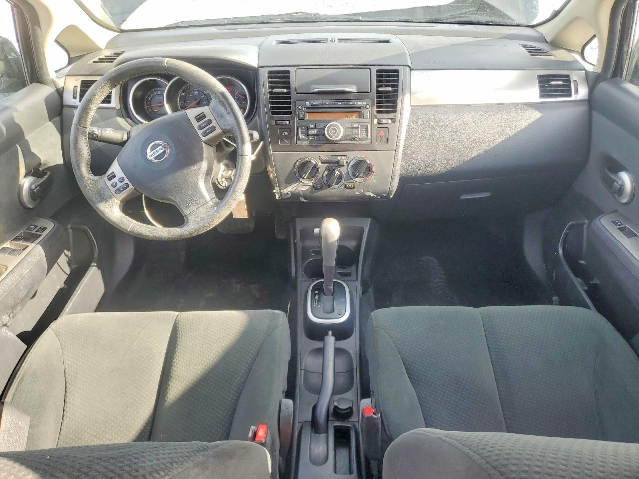 2012 Nissan Versa 1.8 S Black vin: 3N1BC1CP8CK253193