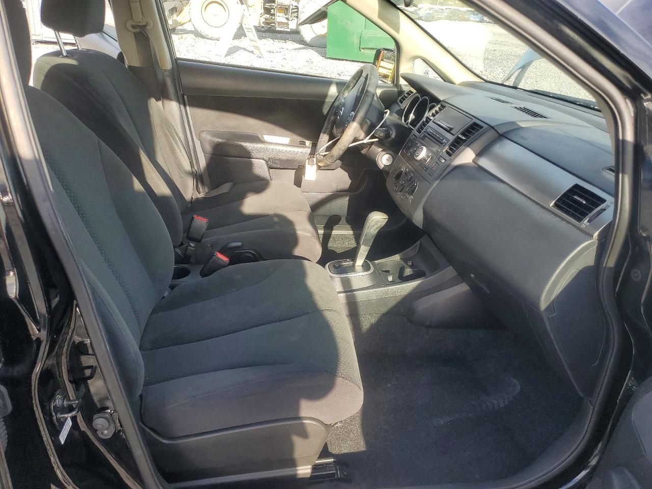 2012 Nissan Versa 1.8 S Black vin: 3N1BC1CP8CK253193