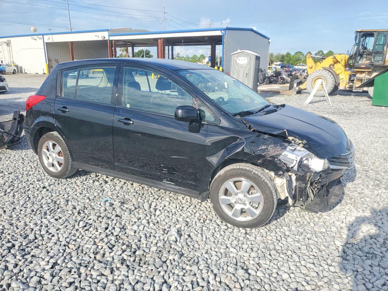 2012 Nissan Versa 1.8 S Black vin: 3N1BC1CP8CK253193