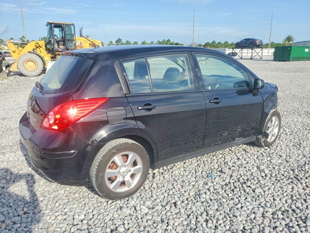 2012 Nissan Versa 1.8 S Black vin: 3N1BC1CP8CK253193