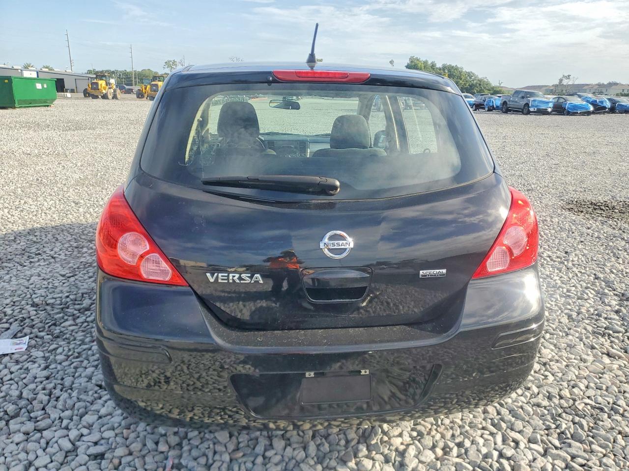 2012 Nissan Versa 1.8 S Black vin: 3N1BC1CP8CK253193