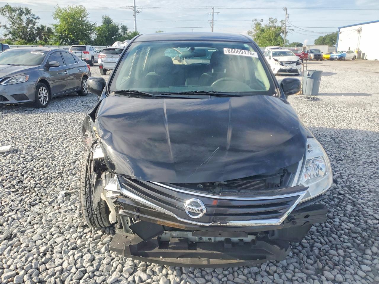 2012 Nissan Versa 1.8 S Black vin: 3N1BC1CP8CK253193