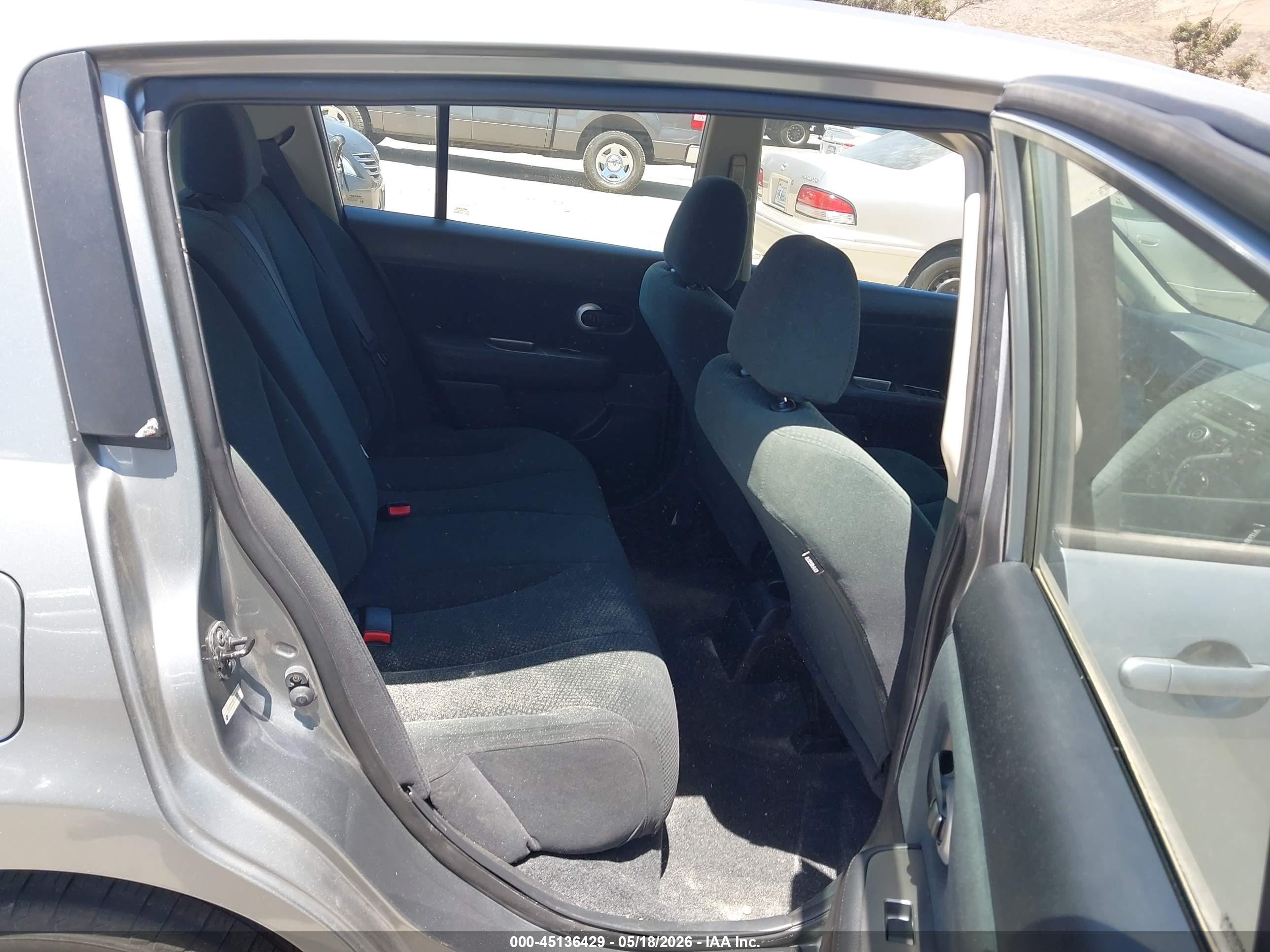2012 Nissan Versa 1.8 S Gray vin: 3N1BC1CP8CK288719