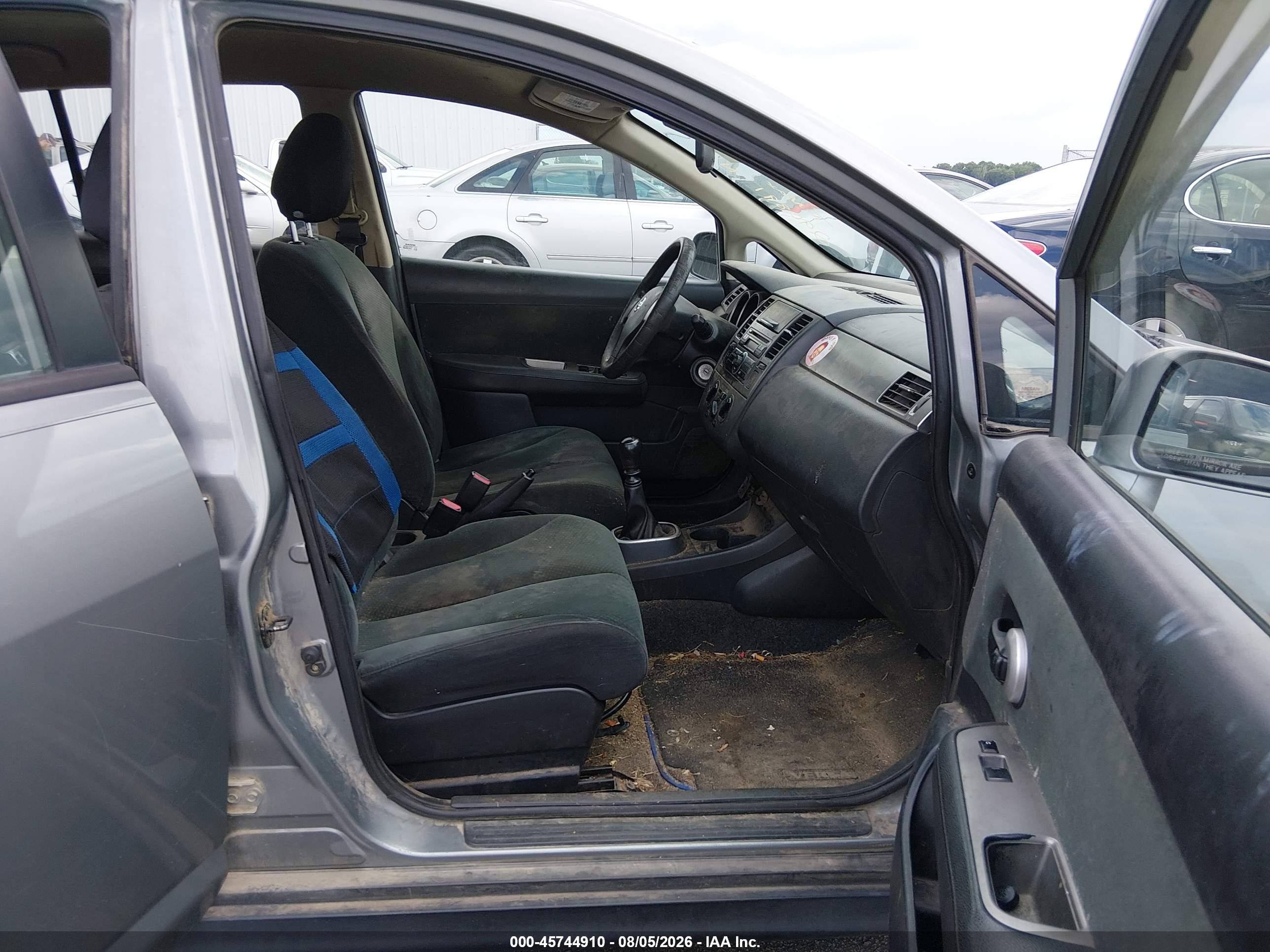 2012 Nissan Versa 1.8 S Gray vin: 3N1BC1CP8CK290891