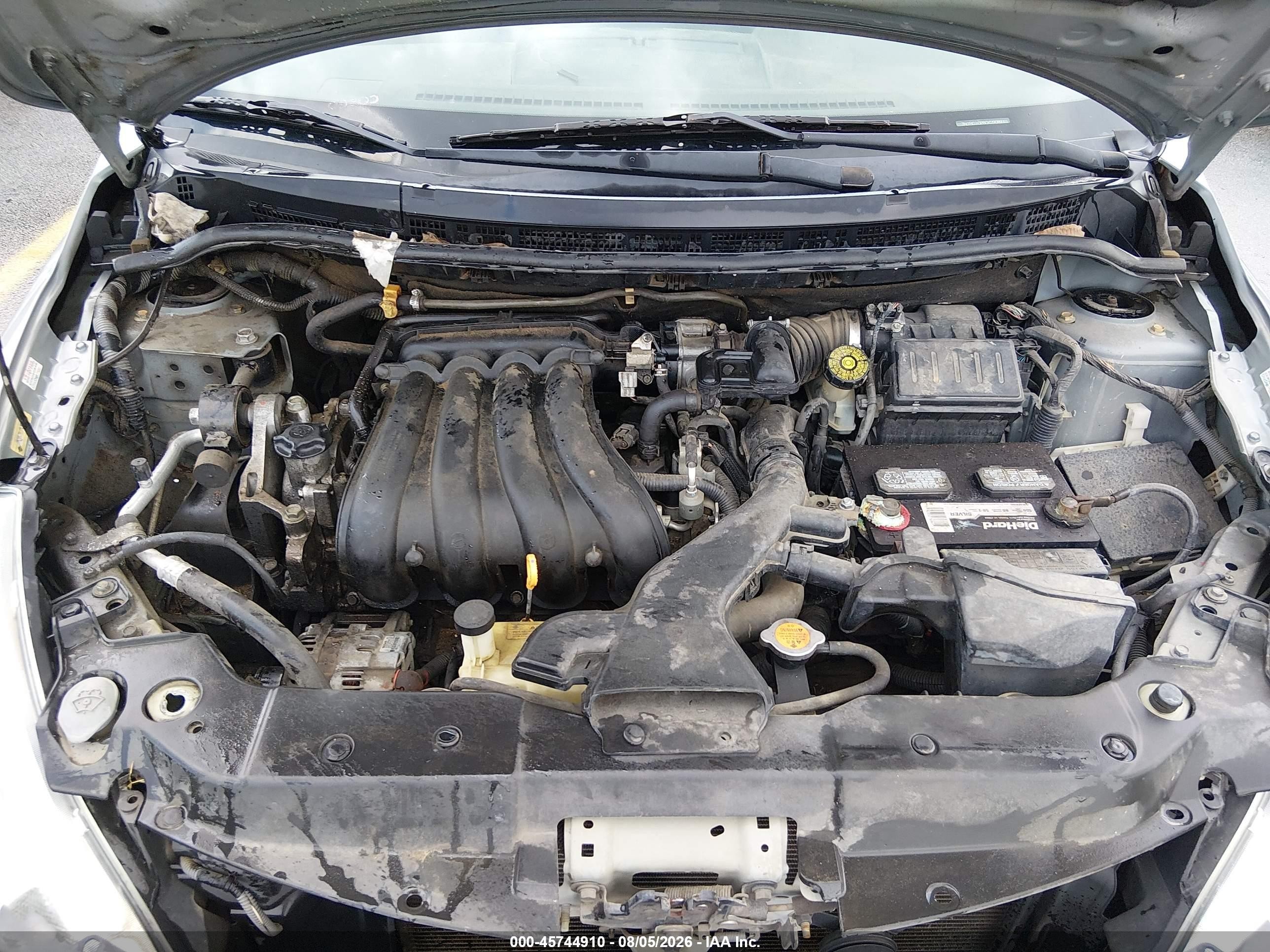2012 Nissan Versa 1.8 S Gray vin: 3N1BC1CP8CK290891