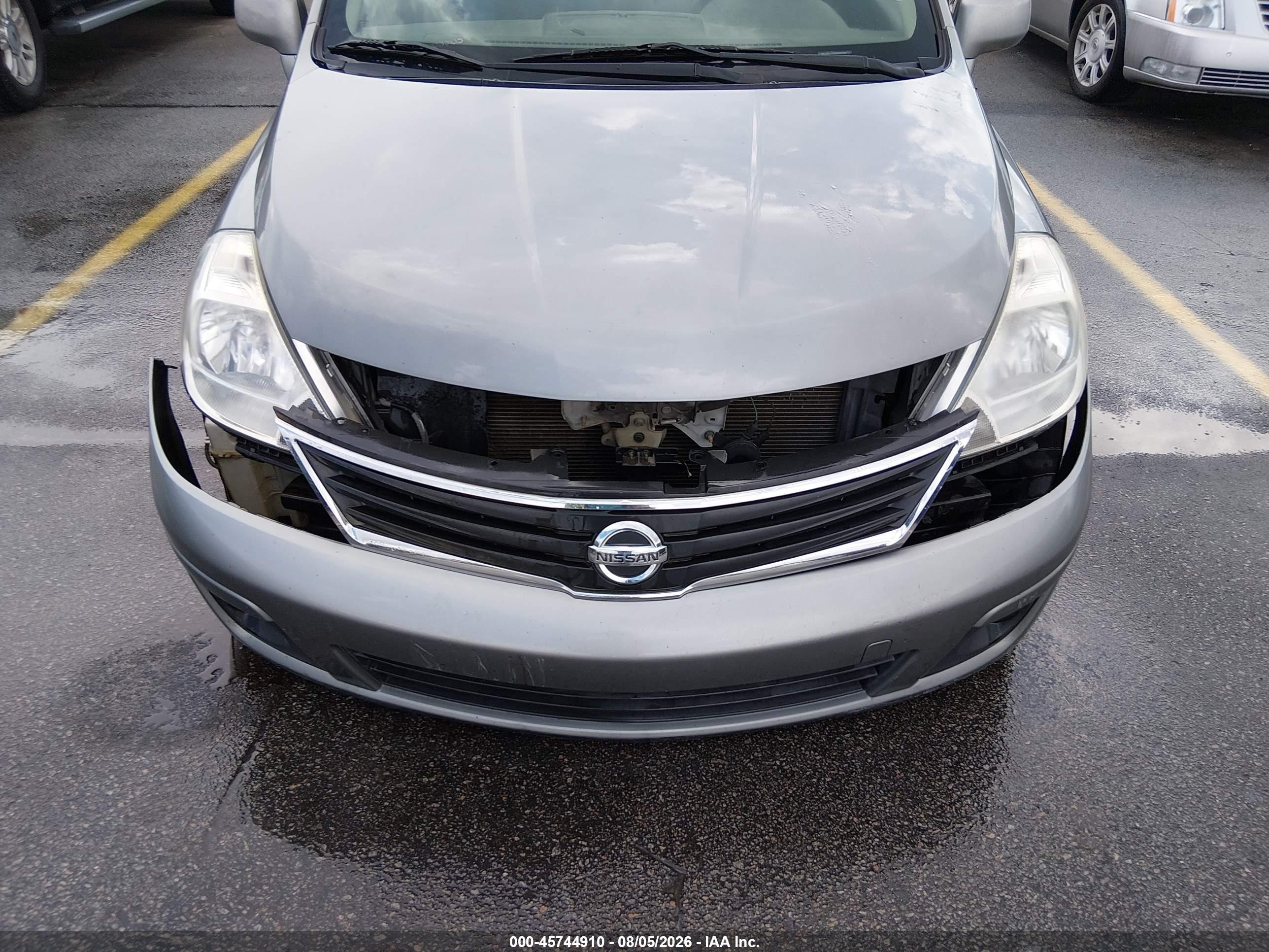 2012 Nissan Versa 1.8 S Gray vin: 3N1BC1CP8CK290891