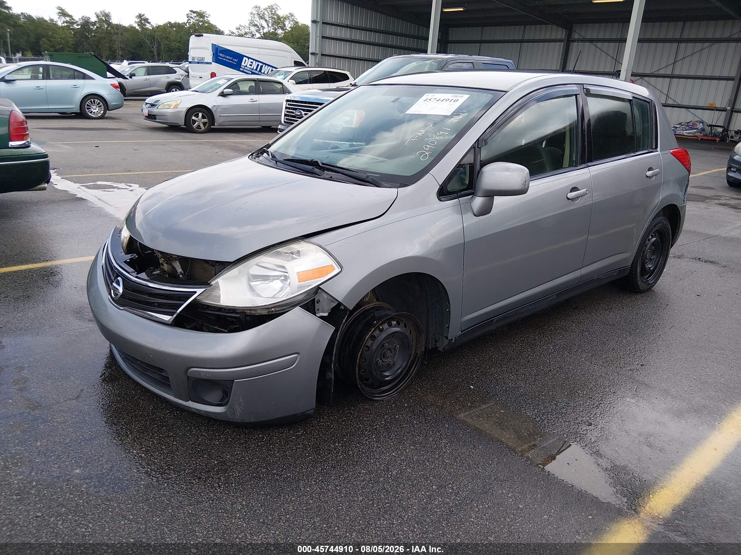 2012 Nissan Versa 1.8 S Gray vin: 3N1BC1CP8CK290891