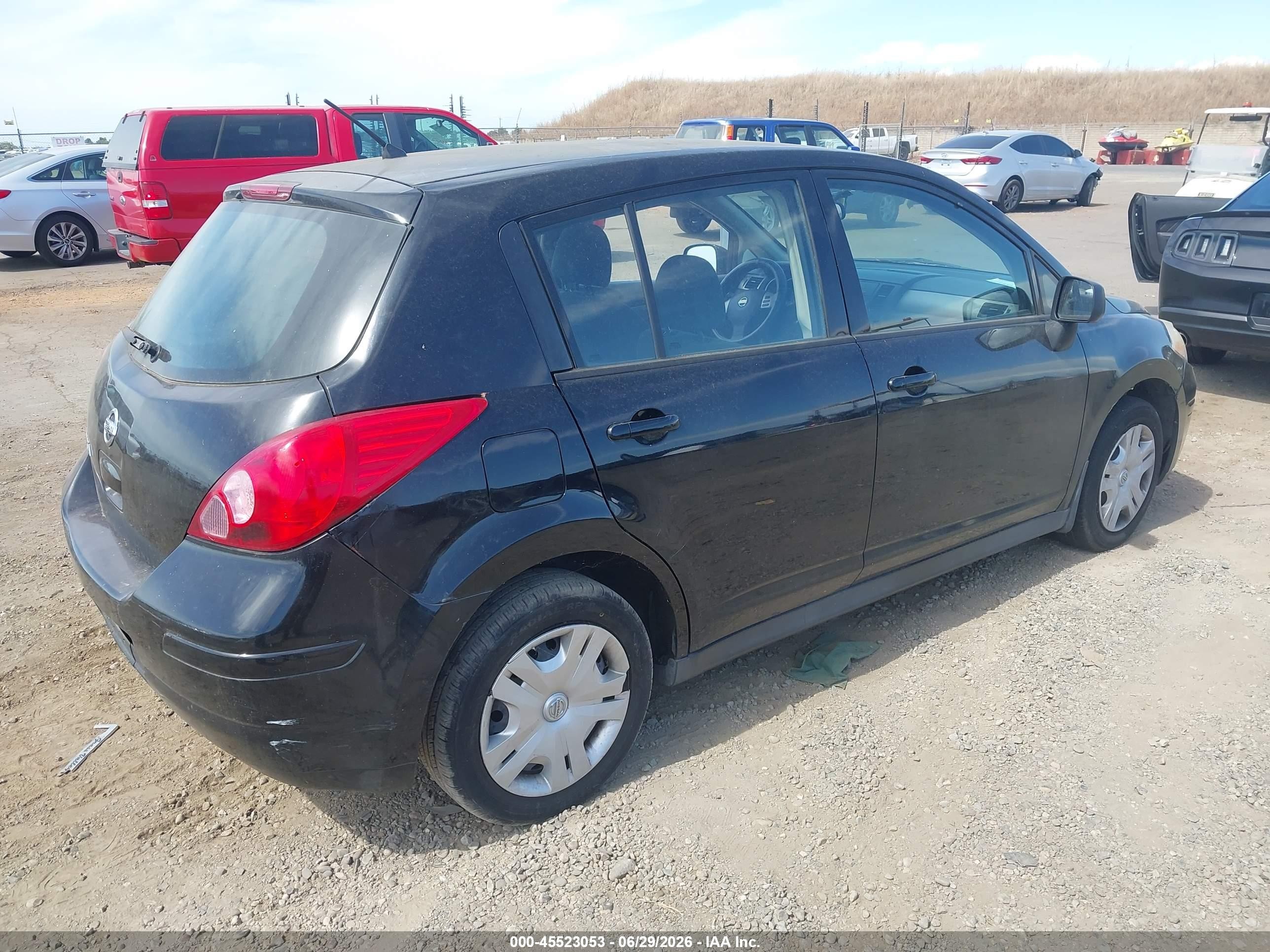 2012 Nissan Versa 1.8 S Черный vin: 3N1BC1CP8CK295878