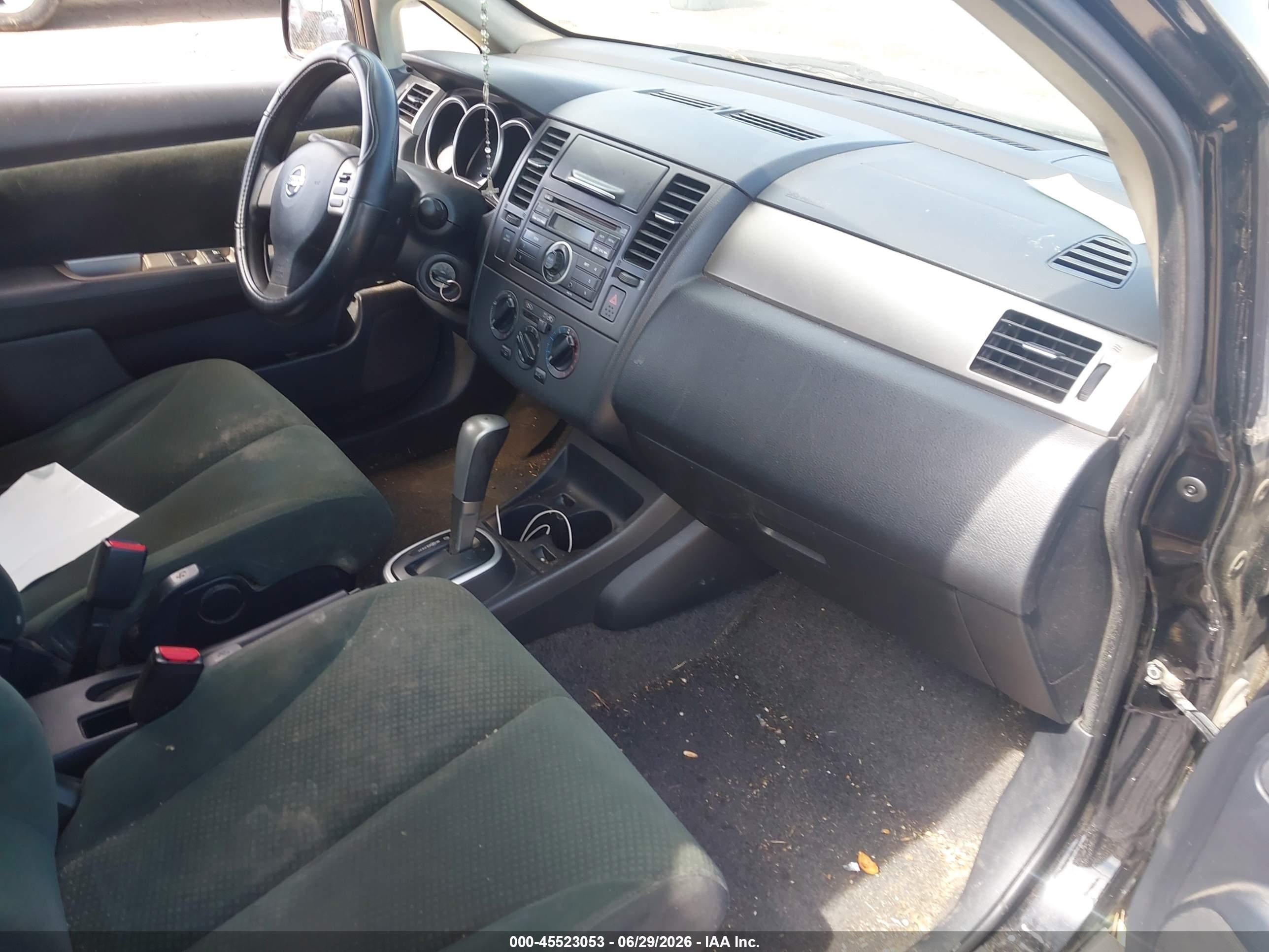 2012 Nissan Versa 1.8 S Черный vin: 3N1BC1CP8CK295878