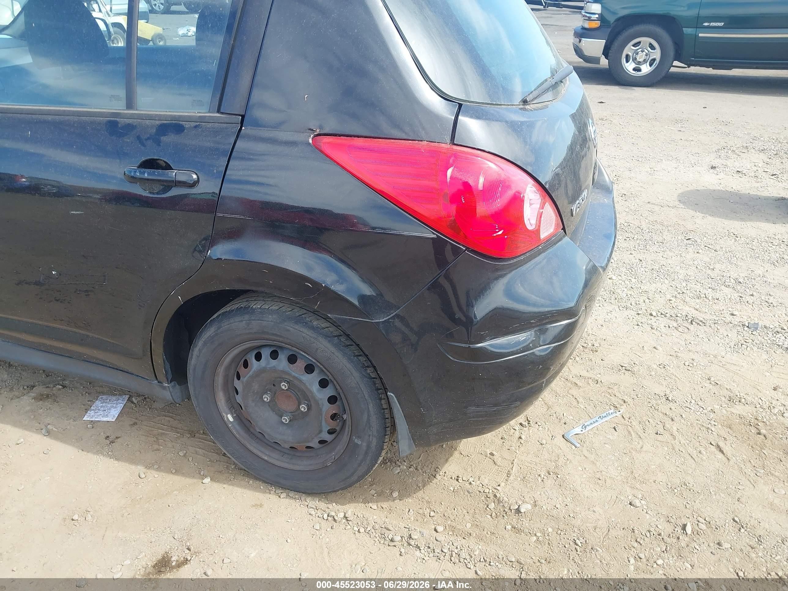 2012 Nissan Versa 1.8 S Черный vin: 3N1BC1CP8CK295878