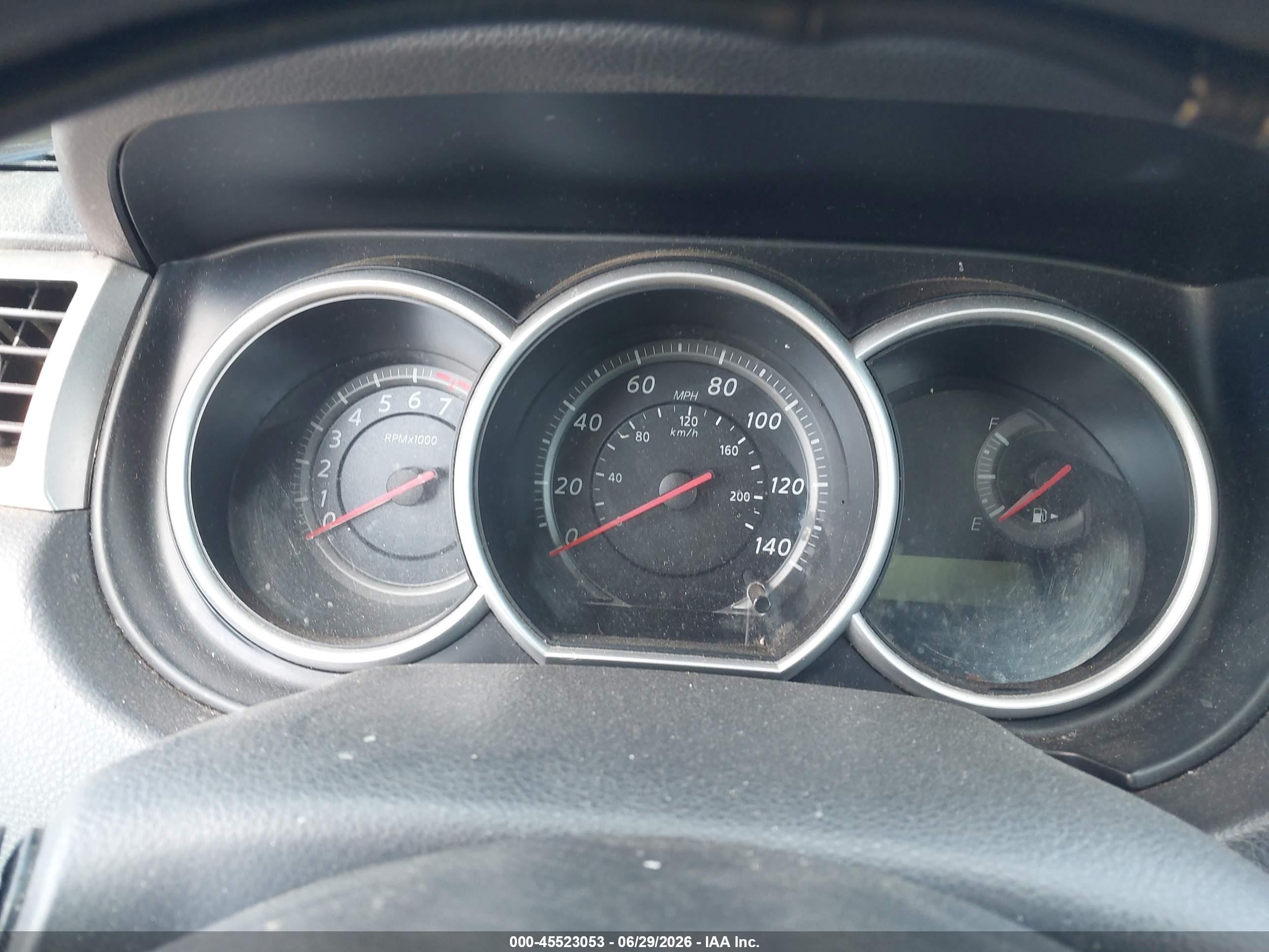 2012 Nissan Versa 1.8 S Черный vin: 3N1BC1CP8CK295878