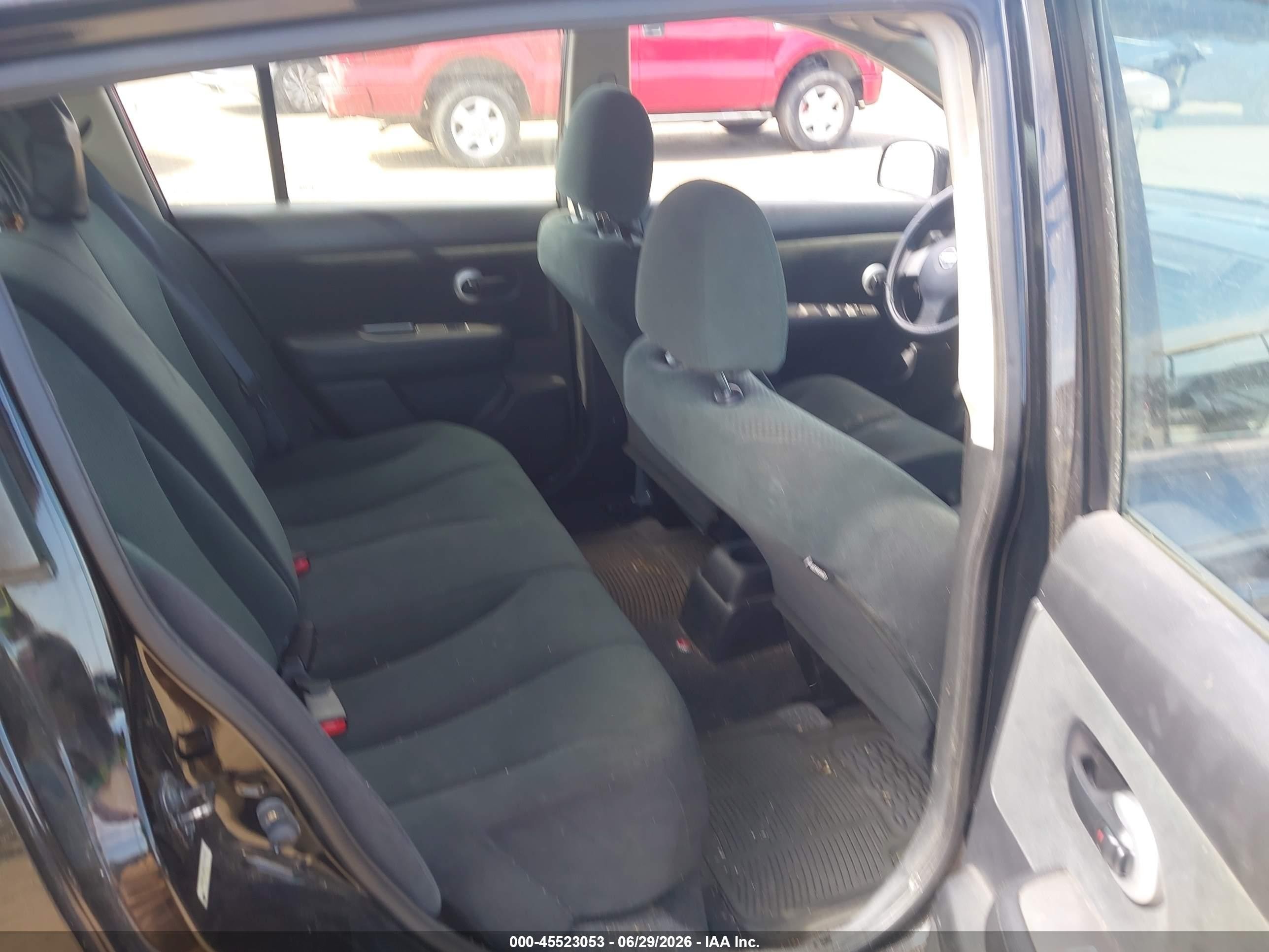 2012 Nissan Versa 1.8 S Черный vin: 3N1BC1CP8CK295878