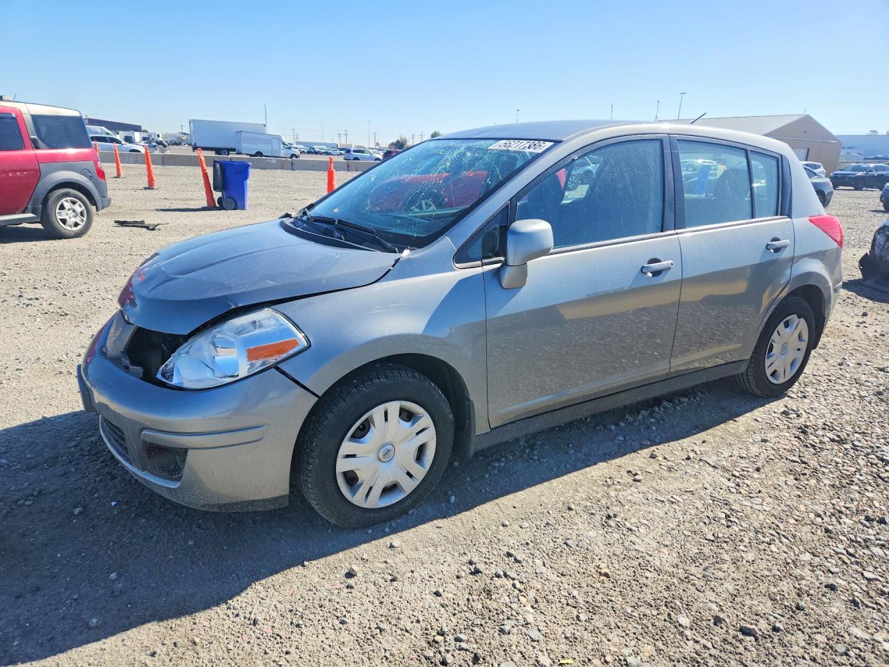 2012 Nissan Versa 1.8 S Silver vin: 3N1BC1CP8CK298263