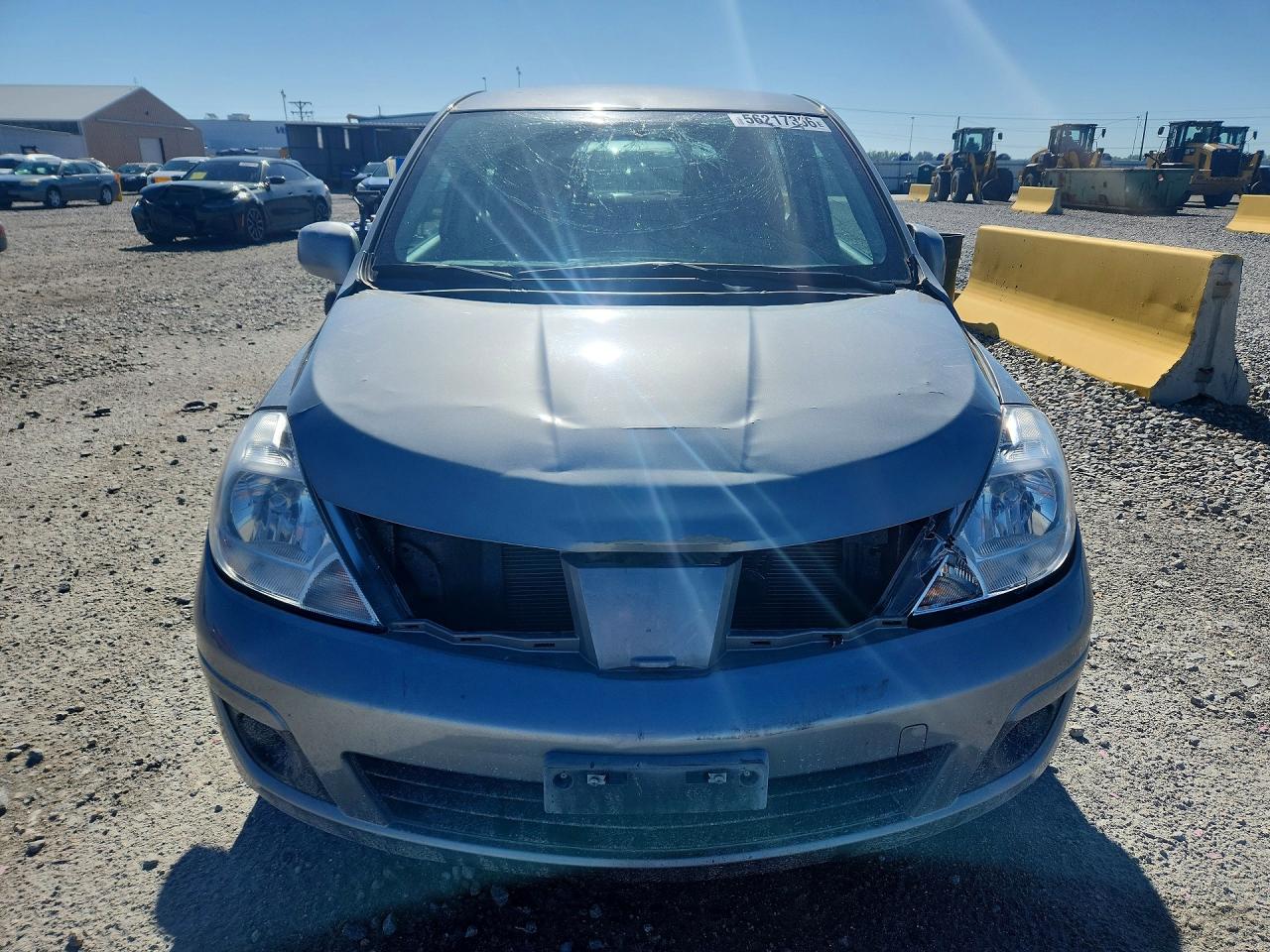 2012 Nissan Versa 1.8 S Silver vin: 3N1BC1CP8CK298263