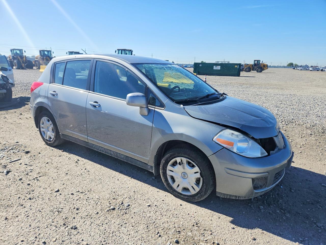2012 Nissan Versa 1.8 S Silver vin: 3N1BC1CP8CK298263