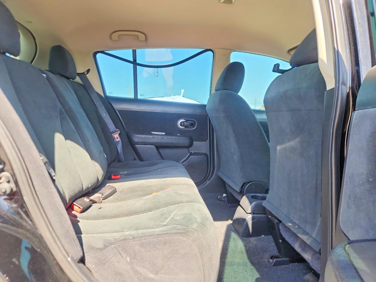 2012 Nissan Versa 1.8 S Black vin: 3N1BC1CP8CK807302