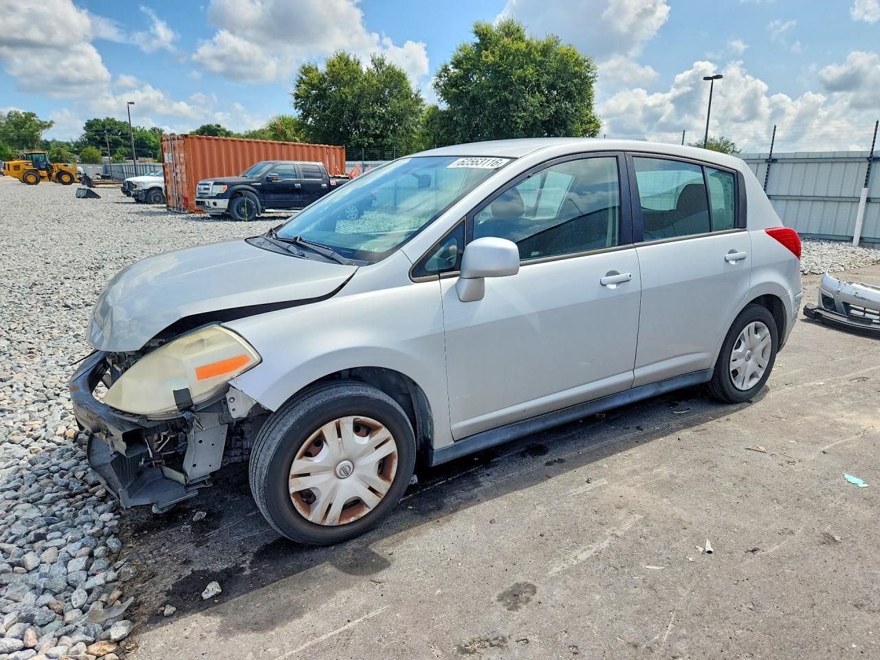 2012 Nissan Versa 1.8 S Silver vin: 3N1BC1CP8CK809194