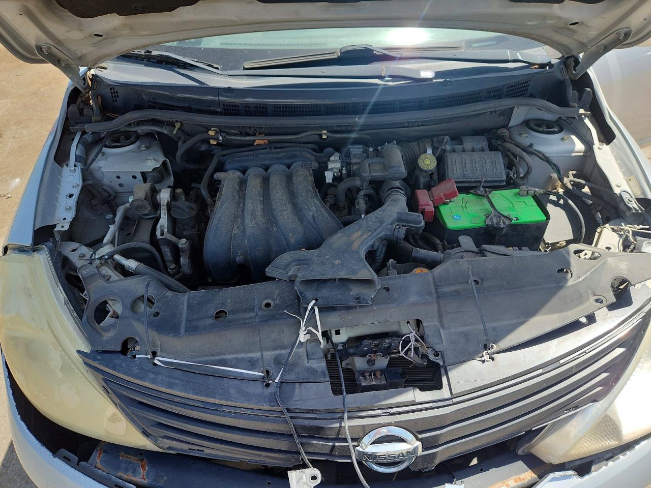 2012 Nissan Versa 1.8 S Gray vin: 3N1BC1CP8CK814640
