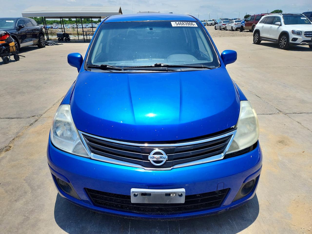 2012 Nissan Versa 1.8 S Blue vin: 3N1BC1CP8CK816243