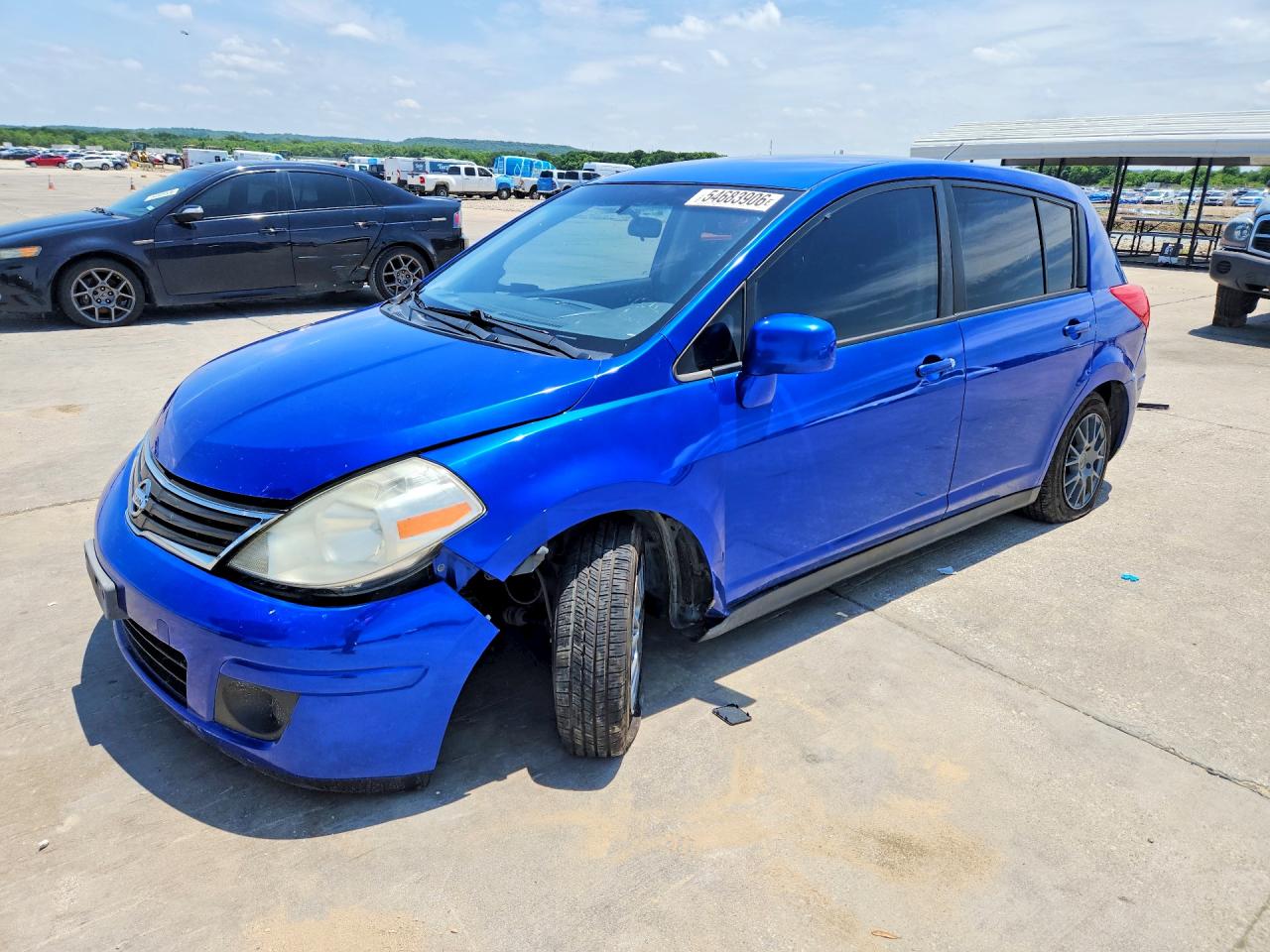 2012 Nissan Versa 1.8 S Blue vin: 3N1BC1CP8CK816243