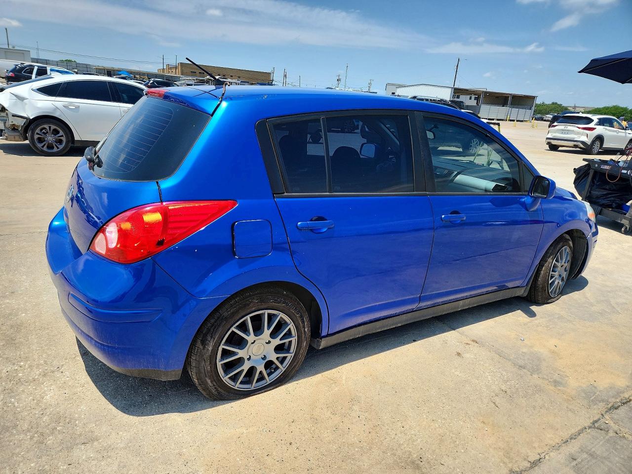 2012 Nissan Versa 1.8 S Blue vin: 3N1BC1CP8CK816243