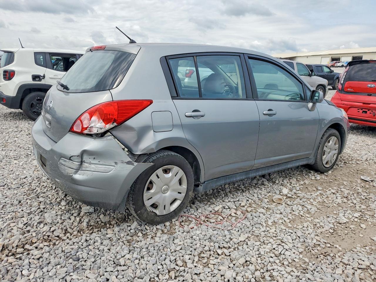 2010 Nissan Versa 1.8 S Gray vin: 3N1BC1CP9AL373365
