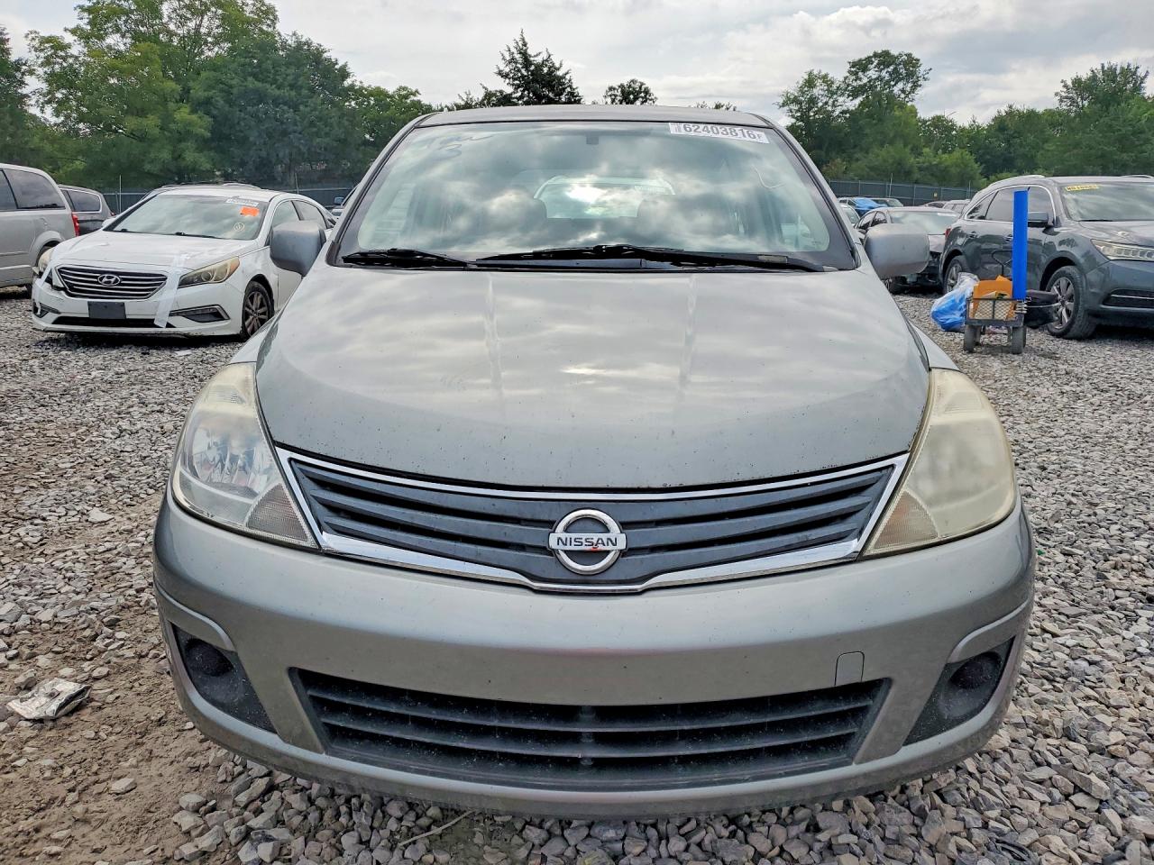 2010 Nissan Versa 1.8 S Gray vin: 3N1BC1CP9AL373365