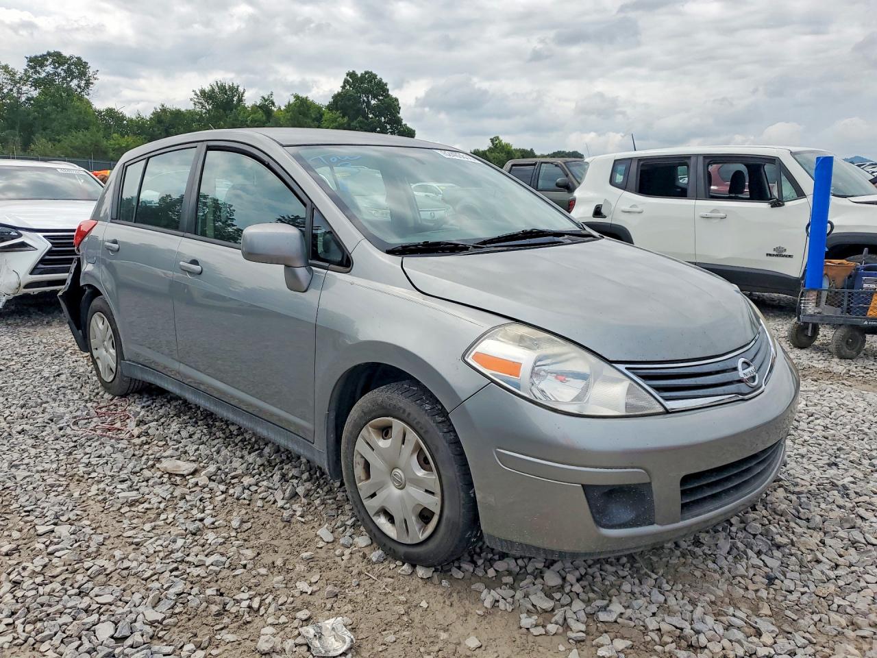 2010 Nissan Versa 1.8 S Gray vin: 3N1BC1CP9AL373365