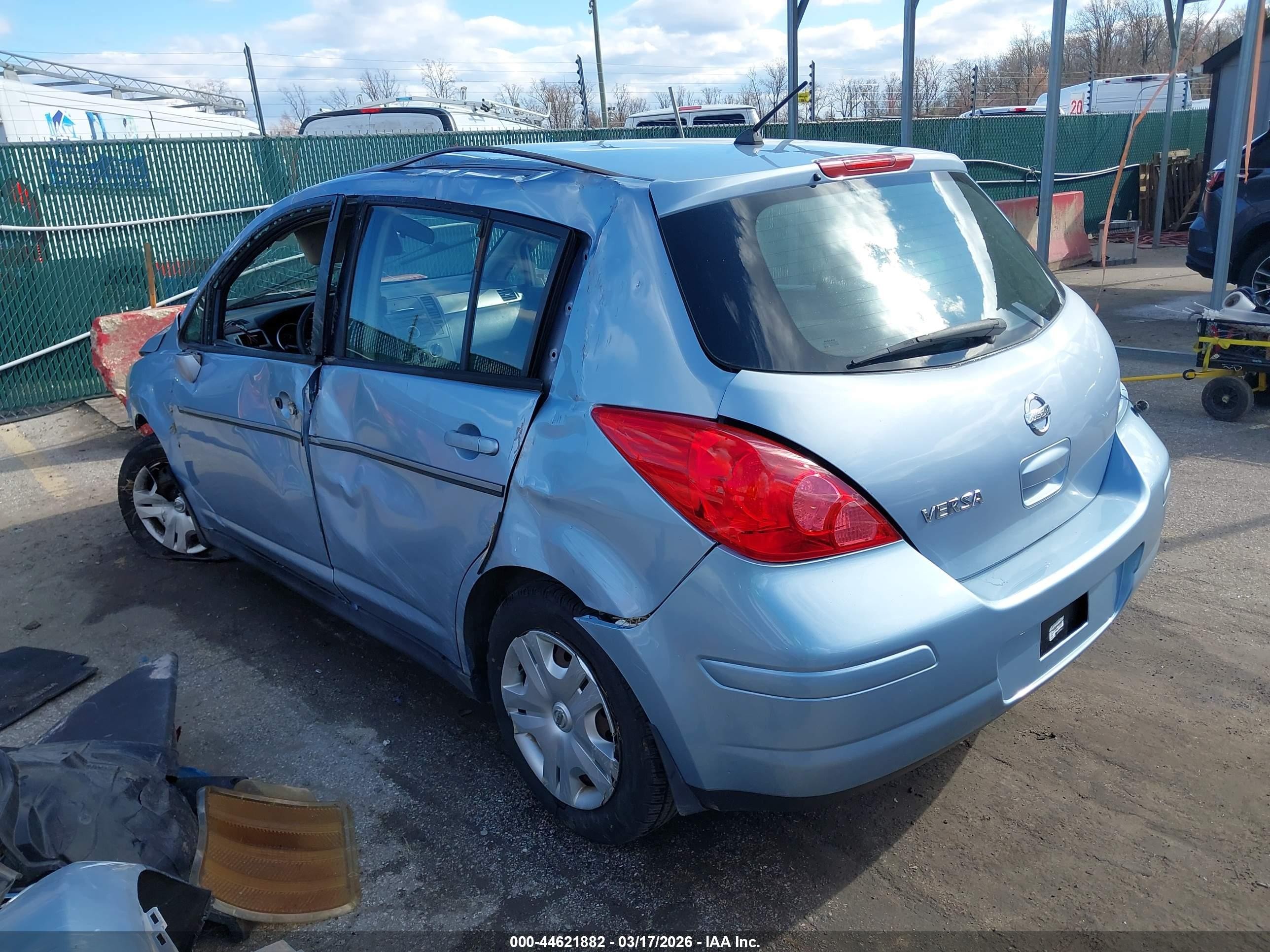 2010 Nissan Versa 1.8s Light Blue vin: 3N1BC1CP9AL379344