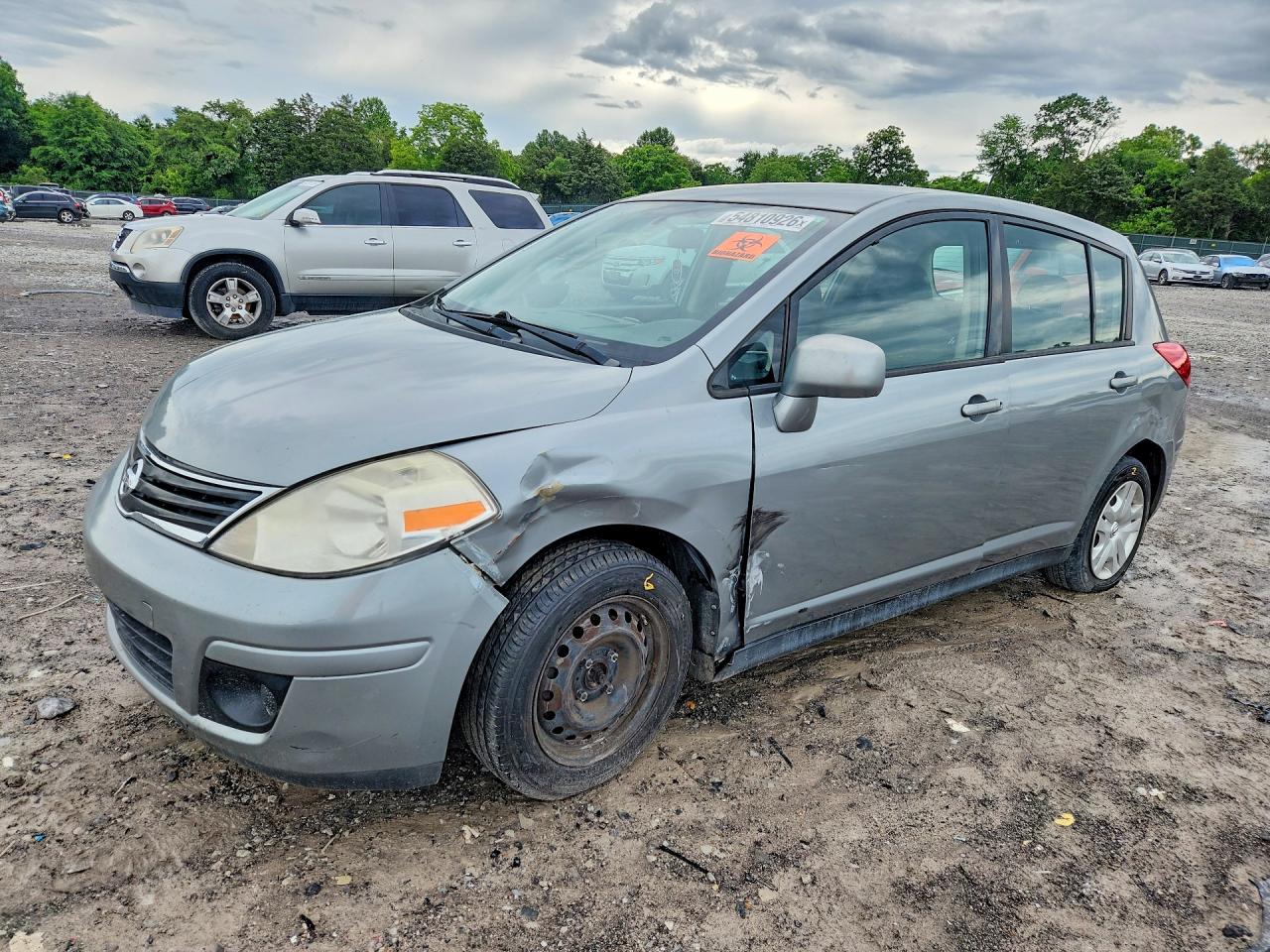 2010 Nissan Versa 1.8 S Gray vin: 3N1BC1CP9AL437727