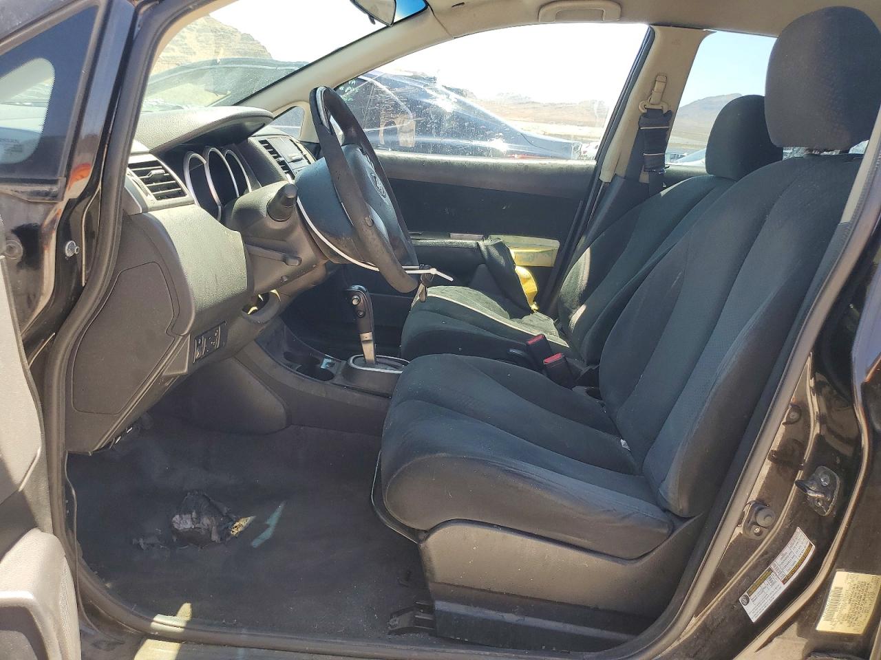 2010 Nissan Versa 1.8 S Black vin: 3N1BC1CP9AL458819