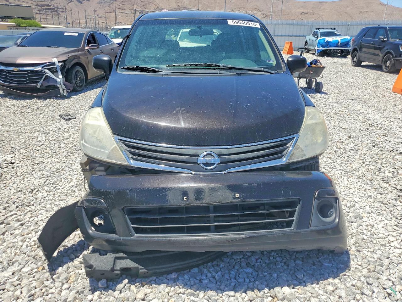 2010 Nissan Versa 1.8 S Black vin: 3N1BC1CP9AL458819
