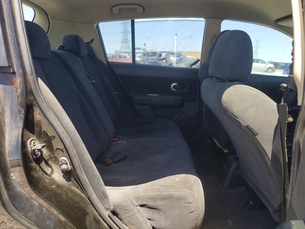 2010 Nissan Versa 1.8 S Black vin: 3N1BC1CP9AL458819