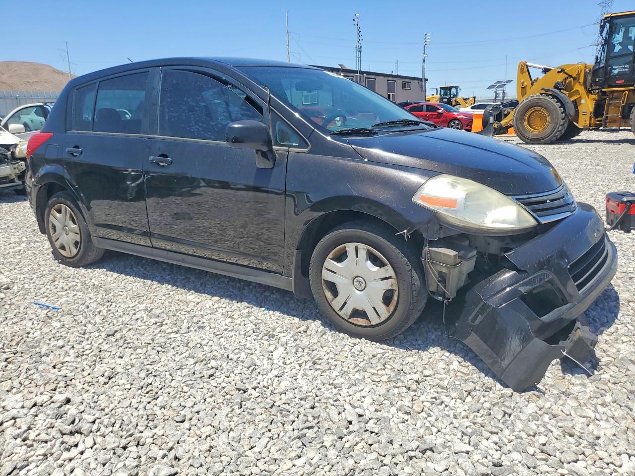 2010 Nissan Versa 1.8 S Black vin: 3N1BC1CP9AL458819