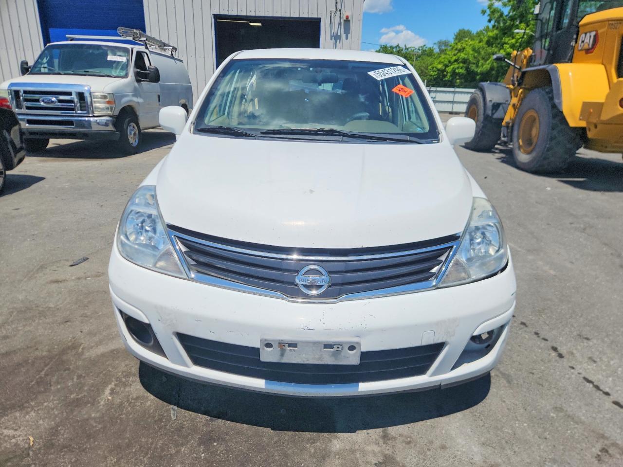 2011 Nissan Versa 1.8 S White vin: 3N1BC1CP9BL377899