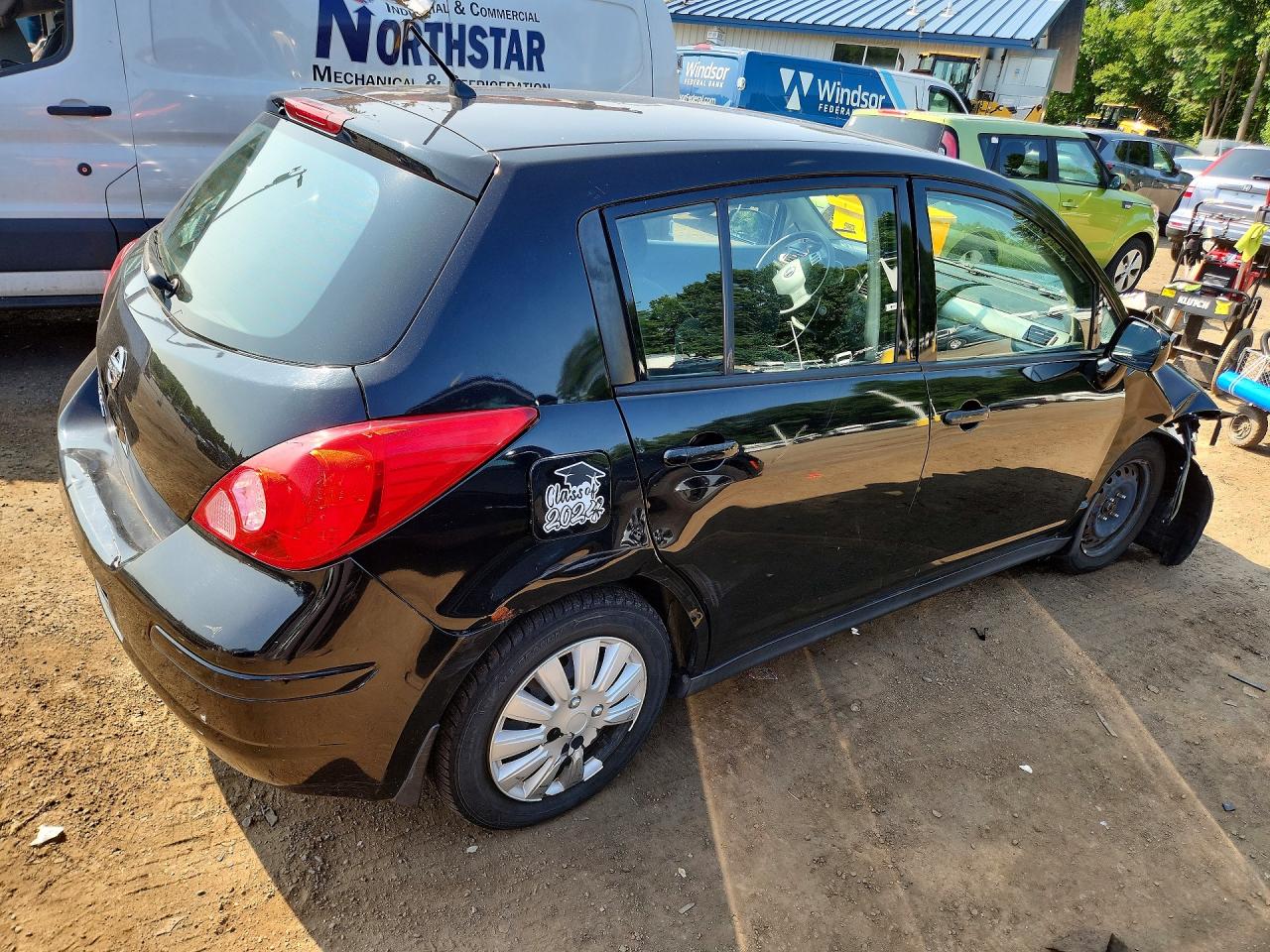 2011 Nissan Versa 1.8 S Black vin: 3N1BC1CP9BL379832