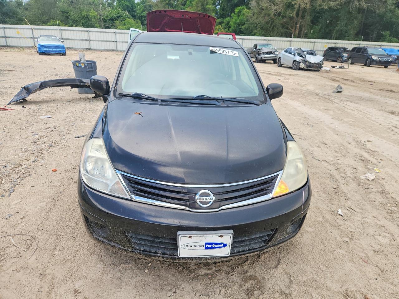 2011 Nissan Versa S Черный vin: 3N1BC1CP9BL409380