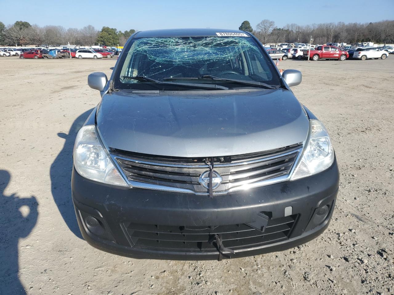2011 Nissan Versa S Silver vin: 3N1BC1CP9BL461527