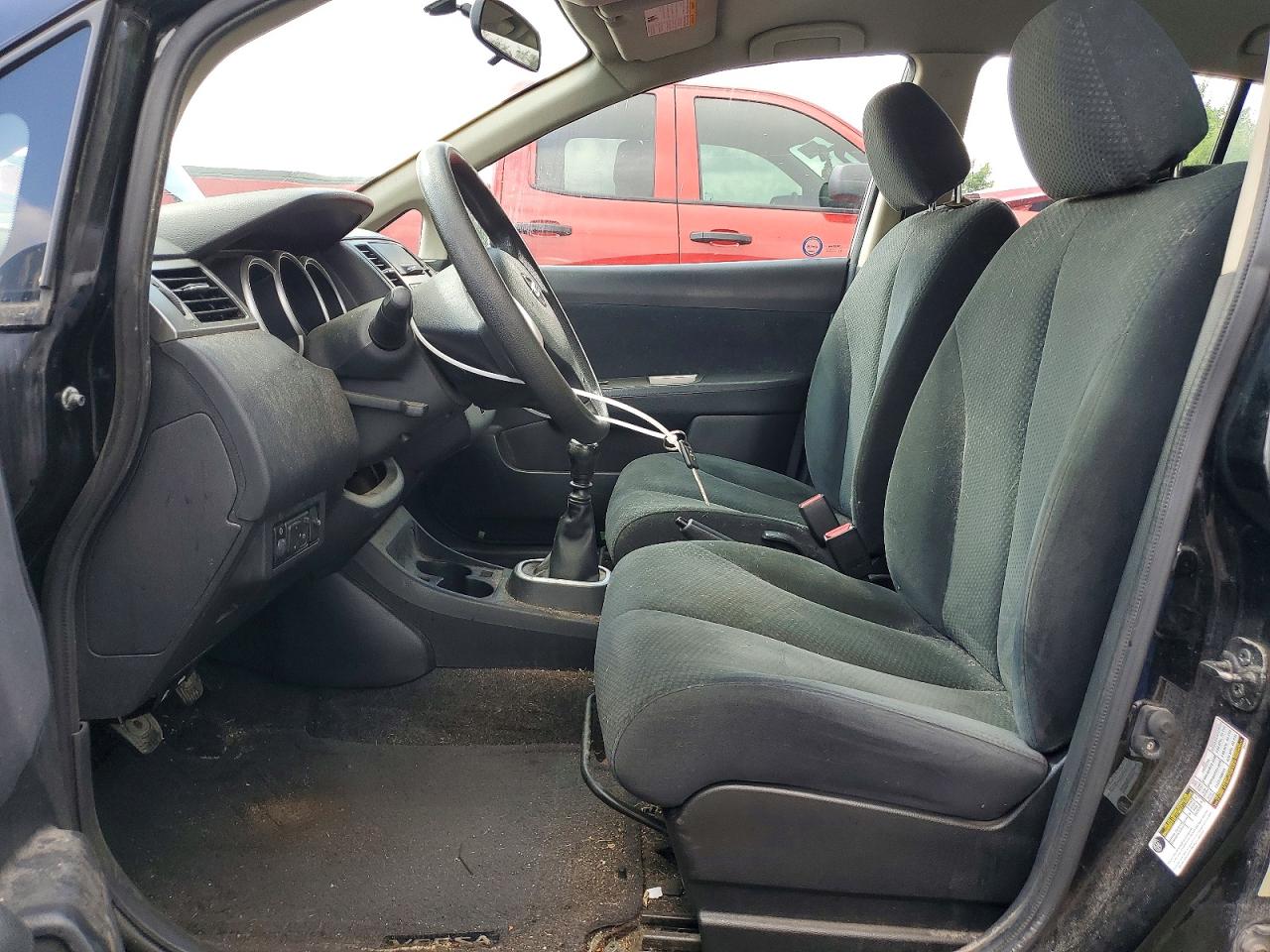 2011 Nissan Versa 1.8 S Black vin: 3N1BC1CP9BL486816