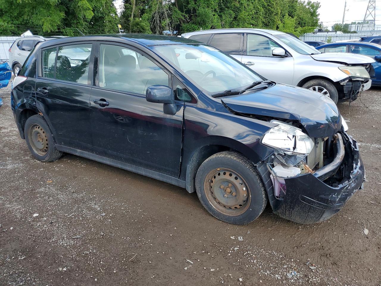2011 Nissan Versa 1.8 S Black vin: 3N1BC1CP9BL486816